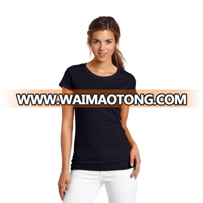 Comfortable Woman Shirt black t shirt for sublimation